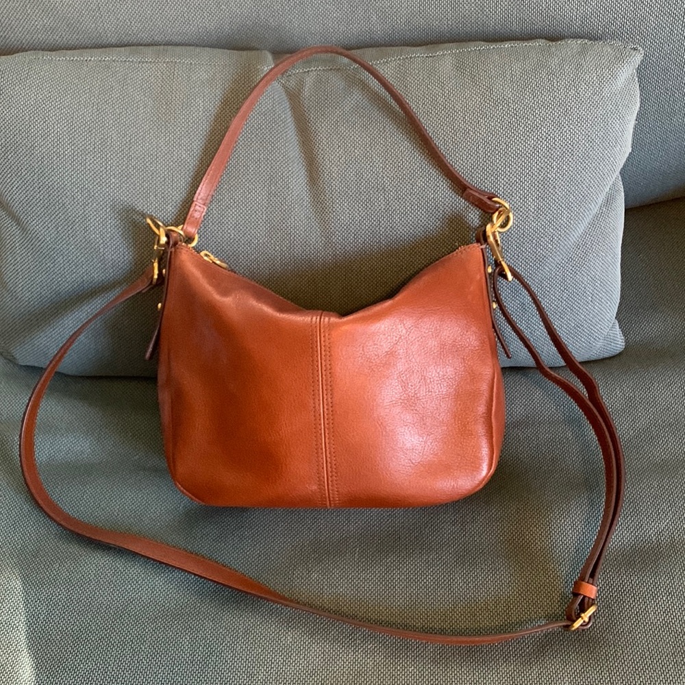 Fossil Jolie Crossbody Brown Leather Purse